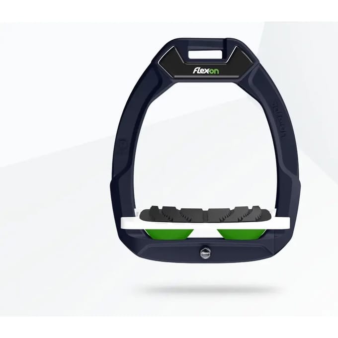 Veiligheidsstijgbeugels Rijtuig Scheef Grip Aluminium/Wit/Groen Flex-On Safe-On