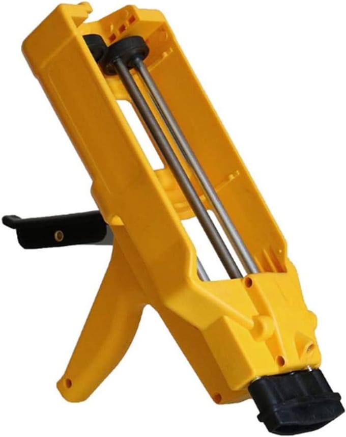 Kitpistool - Dubbele component - Lijm aanbrengen - Consistente menging - 400 ml cartridges - Grijs