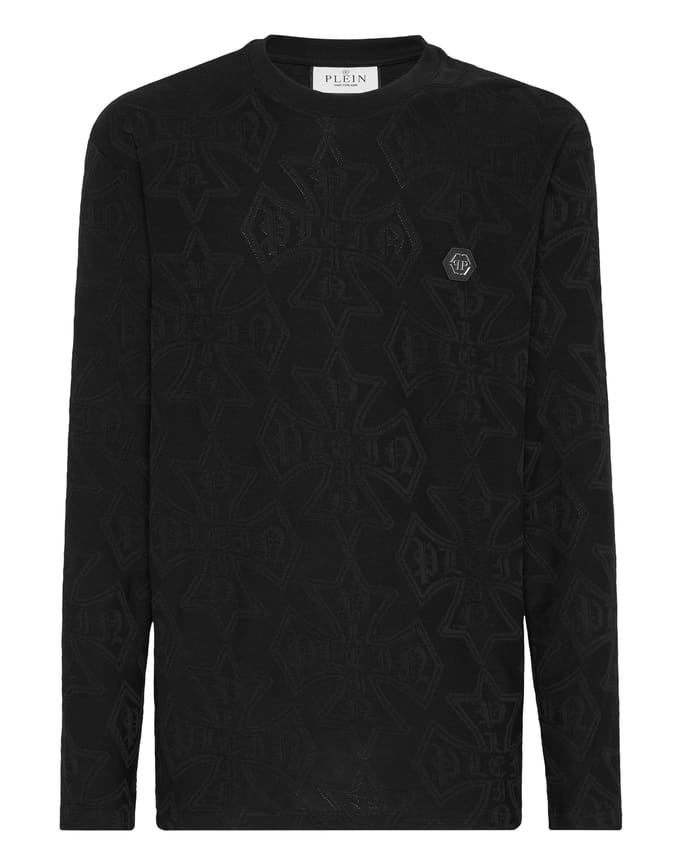 T-Shirt Ronde Hals Ls Crest