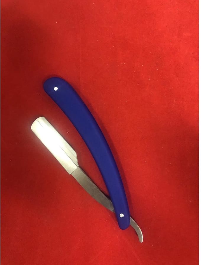 Eda Barber Scheermes, Klassiek Open Scheermes, Blauw Lux