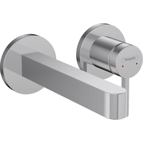 hansgrohe Finoris - Inbouw Wastafelmengkraan - Ééngreeps bediening - Met afvoerplug - 168mm - Chroom