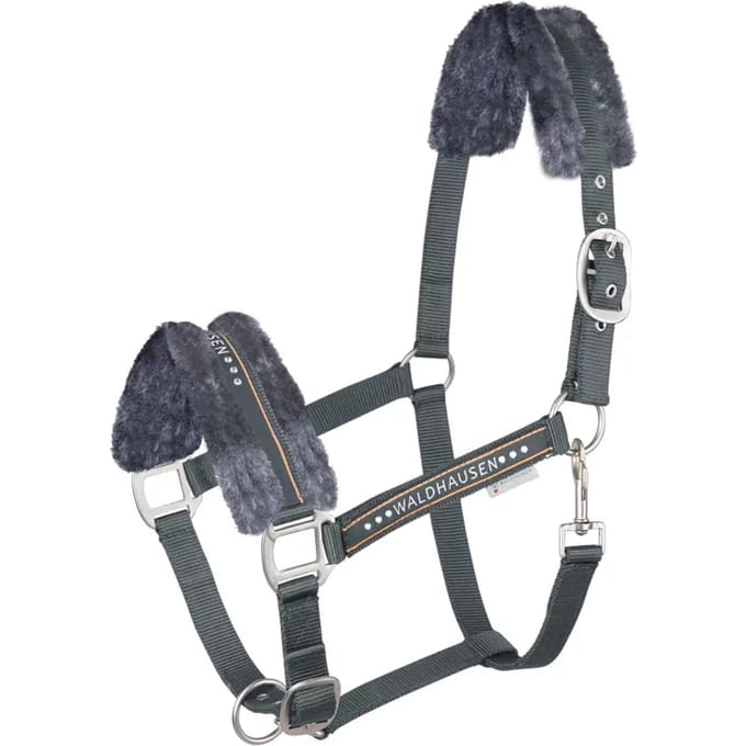 Paardenhalster met bont Waldhausen Elegant