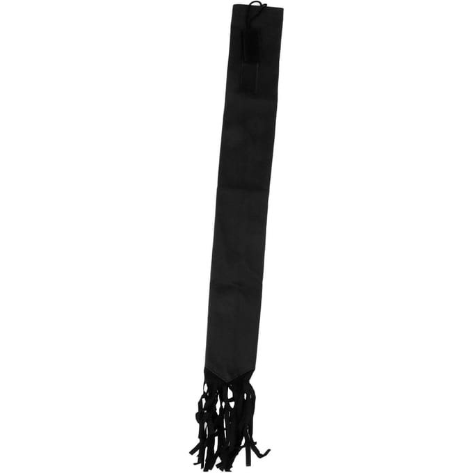 Paardenstaart Beschermzak Non-Woven Stof Paardenstaartbeschermer met Franje Klittenbandontwerp Zwart zwart