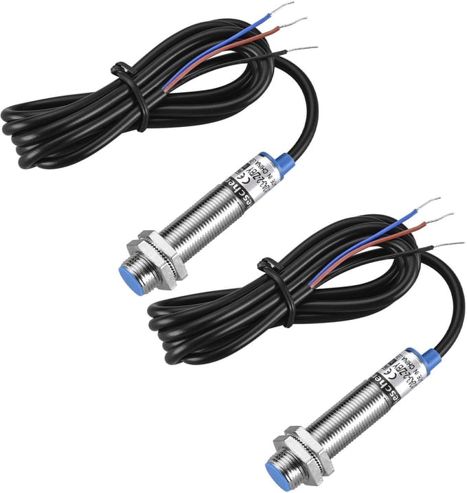 Allecto - Inductieve Naderingssensor - Proximity Sensor - 2 mm Detectiebereik - Normaal Open - 10-30VDC - 3 Draden - Geschikt voor Automatisering