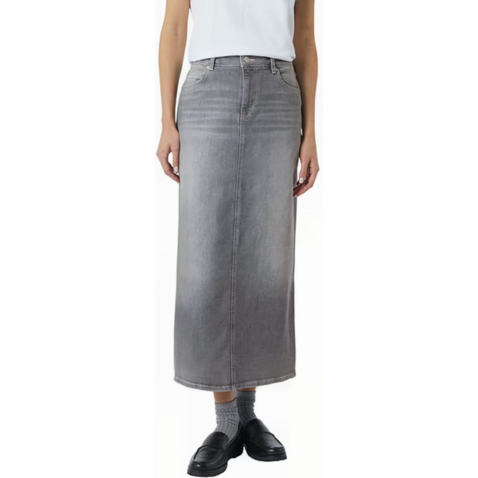Comma  Skirts Grey-denim Maat: 40 | Spijkerrokken Outlet | Dames | Grijs