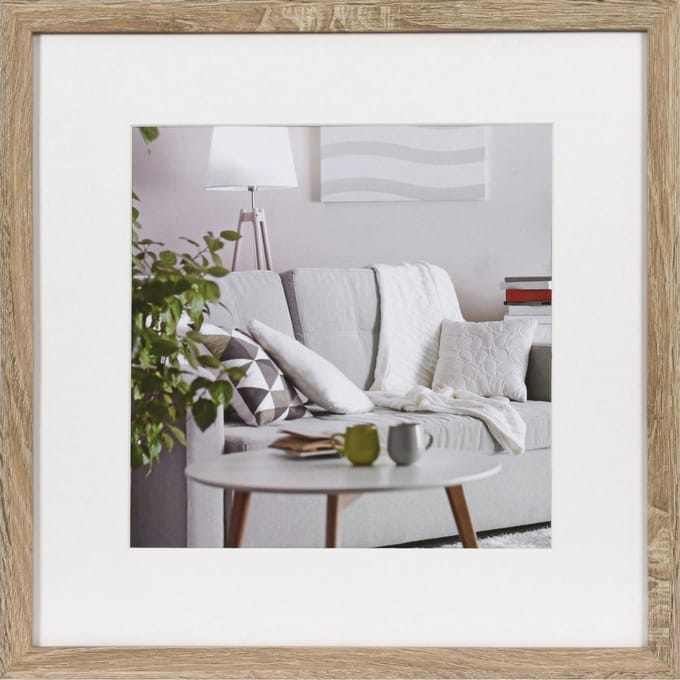 Fotolijst - Henzo - Modern - Fotomaat 40x40 cm - Lichtbruin