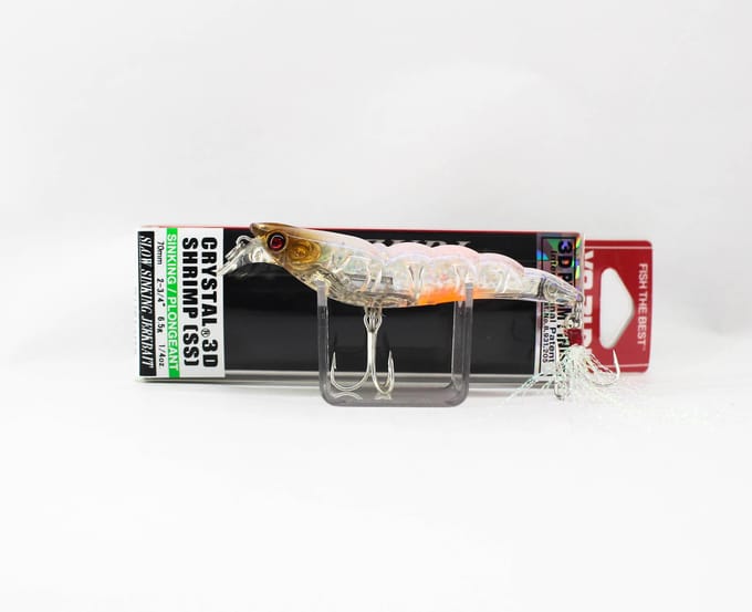 Yo Zuri 3D Crystal Shrimp 70 mm zinkend kunstaas R1161-HTS (2530) black
