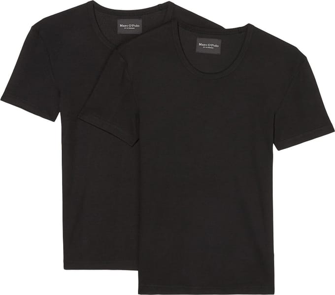 Marc O'Polo Heren onderhemd lange mouw 2 pack Iconic Rib Organic Cotton