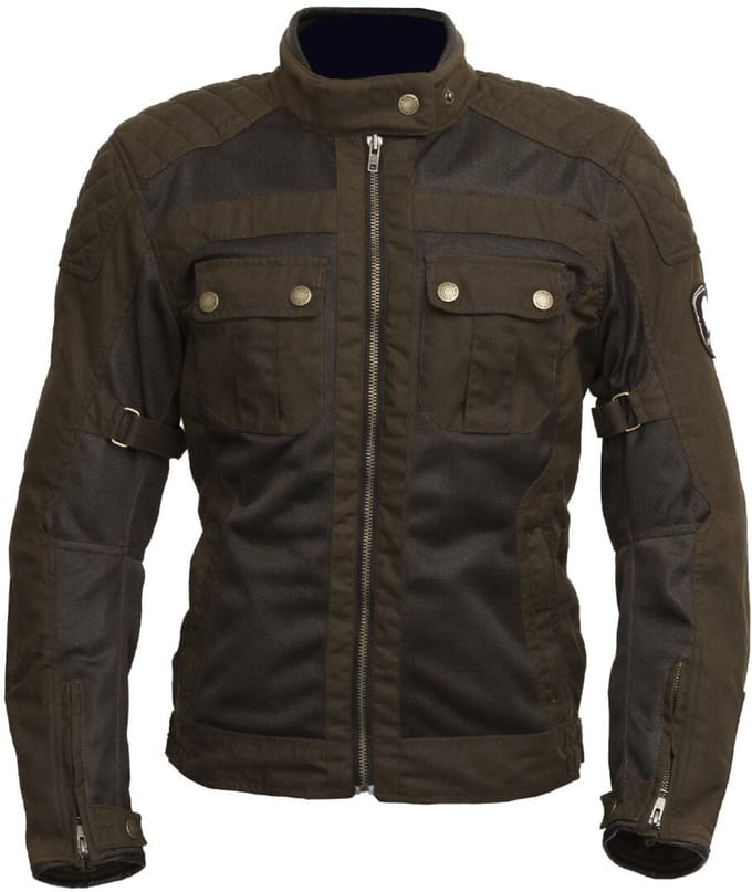 Merlin Shenstone Air Dames Olijfgroen Textiele Motorjas - Jas