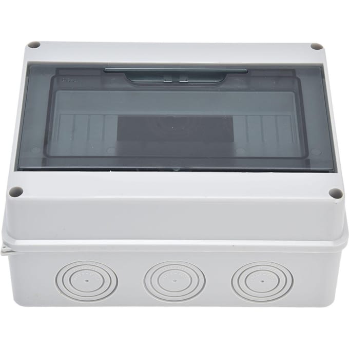 Boîtier de distribution étanche IP65, boîtier de jonction électrique extérieur à 8 voies pour disjoncteur