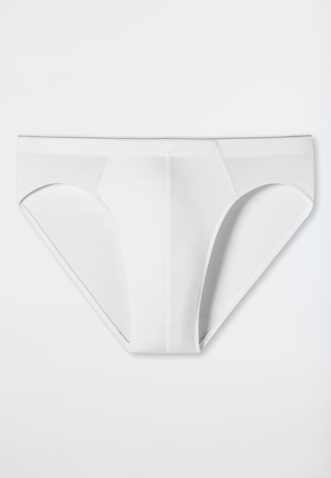 SCHIESSER 95/5 slip (1-pack) - heren supermini slip biokatoen wit