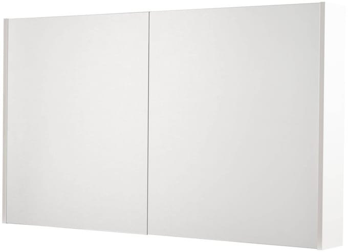 Saqu spiegelkast 120x70x14cm glanzend wit