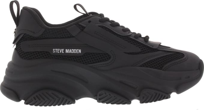Dames Sneakers Steve Madden Posssession-e Black Zwart - Maat 38