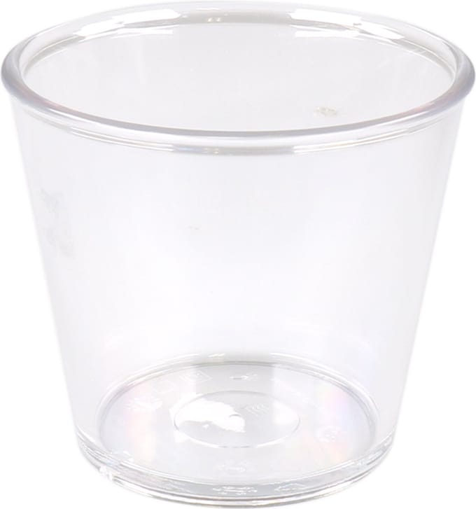 Ornamin | Beker | SAN | reusable | onbreekbaar | 250ml | glashelder | 10 stuks