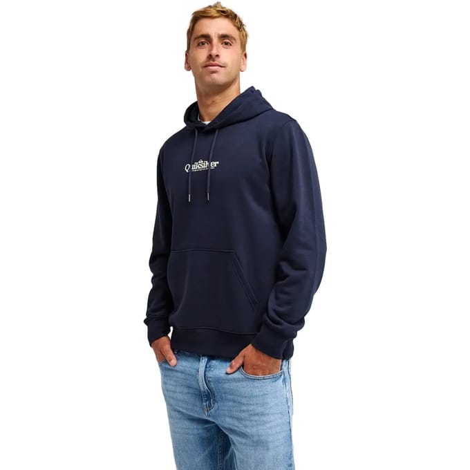 Quiksilver Fineline Hoodie Blauw L Man