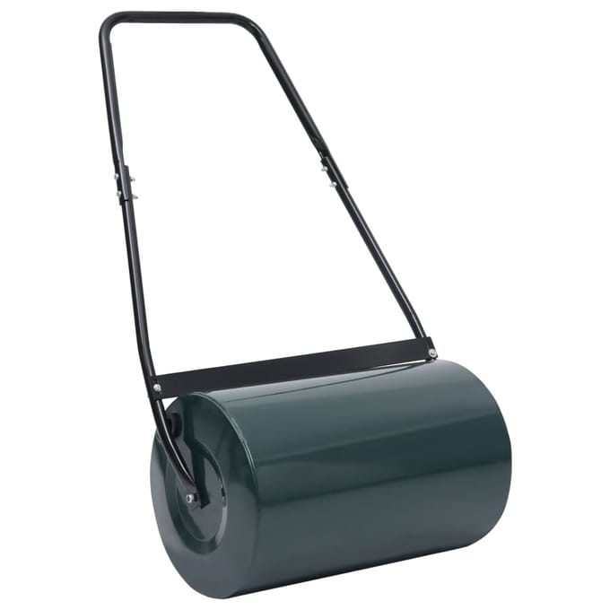 vidaXL - Gazonroller - 50 - L - 63 - cm - groen - en - zwart