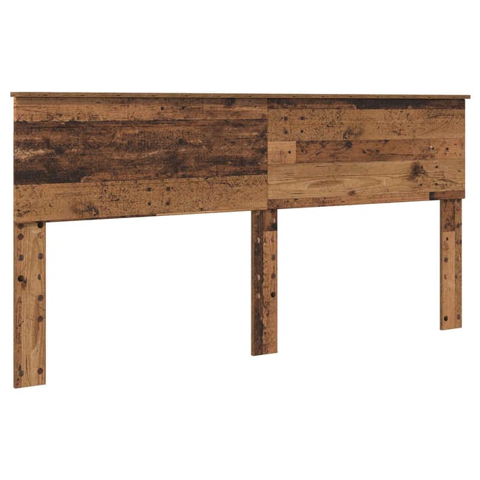 vidaXL Hoofdbord Oud Hout Bewerkt hout
