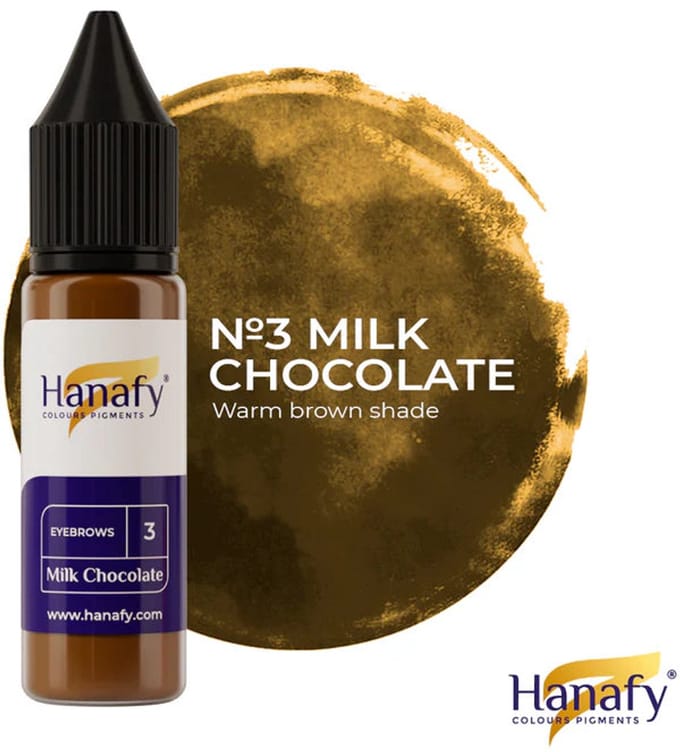 Hanafy Eyebrow Pigment No.3 – Milk Chocolate