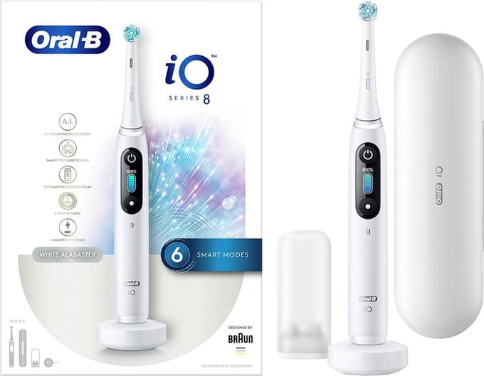 Oral B IO8 Elektrische Tandenborstel - Wit