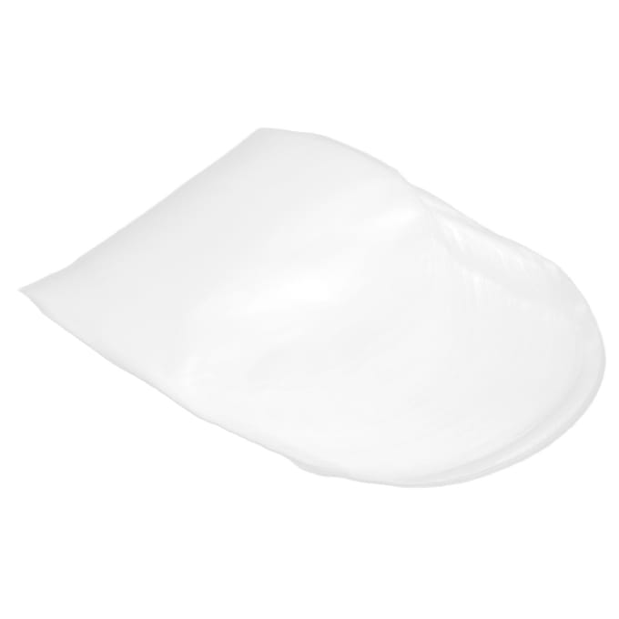 100 stuks CDDVD binnenhoezen Transparante plastic hoes voor 5 inch CD en DVD mini-opslag white