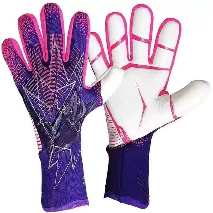 Gants de football de gardien de but professionnels size 9 bleu foncé