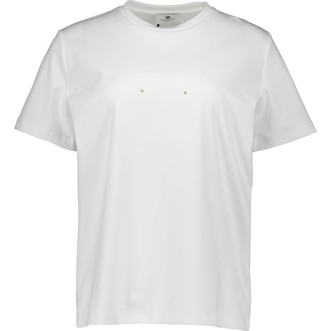 Elisabetta Franchi Women's T-shirt T-shirts Ecru Ma01761e2