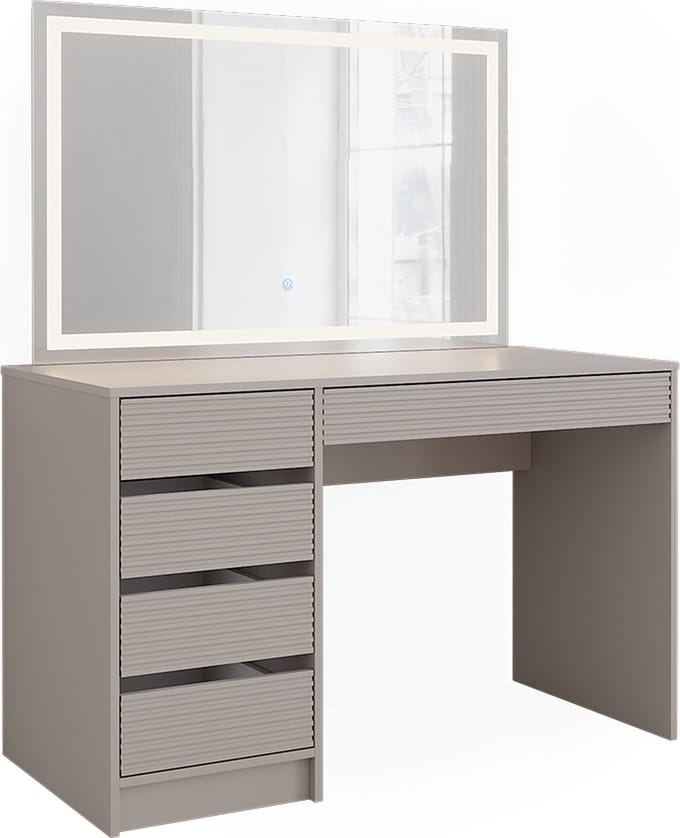 Vicco Sherry Kaptafel – 120 cm met LED-spiegel Kasjmier