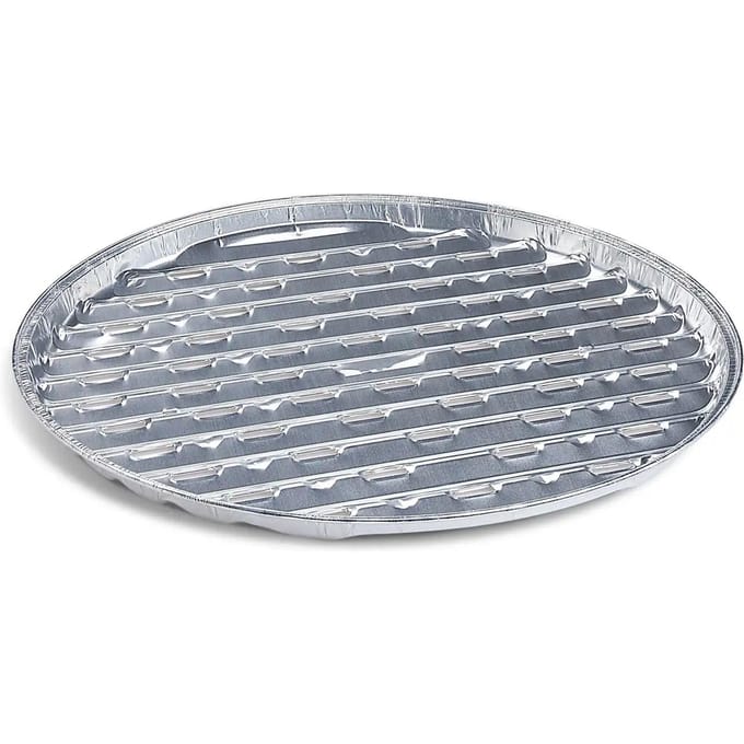 Aluminium Bakplaatjes voor de Grill Rond 34X2 Cm. 3 St.