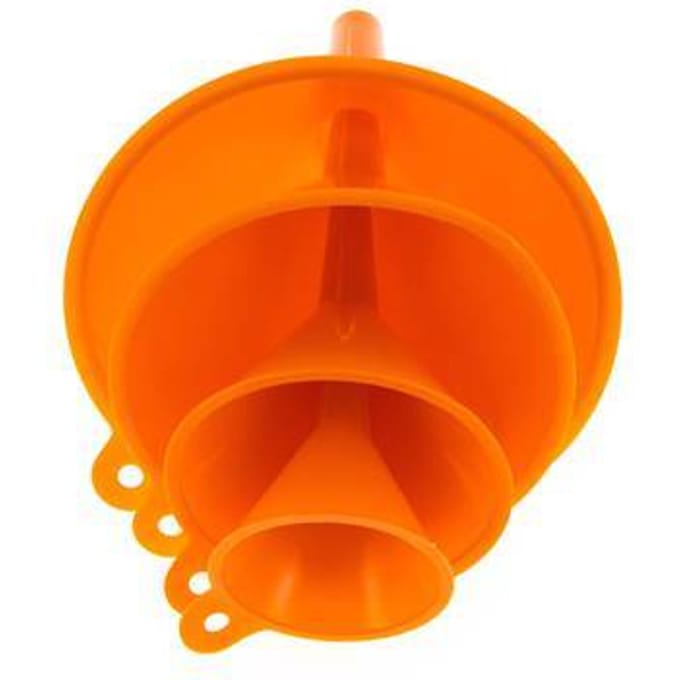 Trechter set 50, 75, 100 en 120 mm