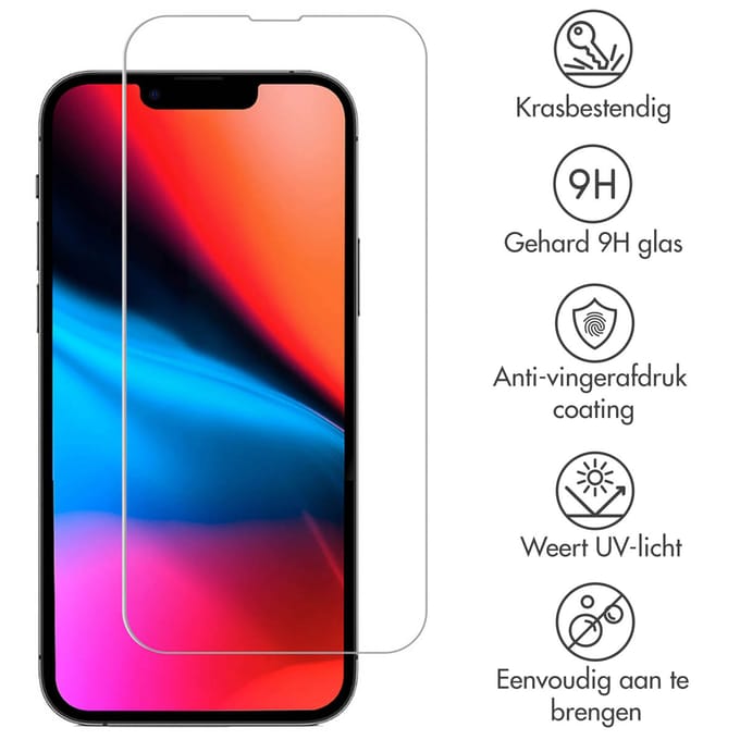 Accezz Screen Protector - Geschikt voor Apple iPhone 14 Plus / 13 Pro Max - Gehard Glas Screenprotector