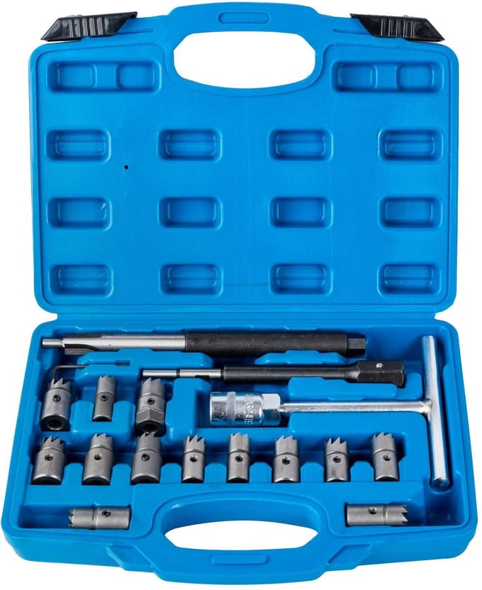 Silver 11612 - Frezenset voor Injectornaal - 17-Delig