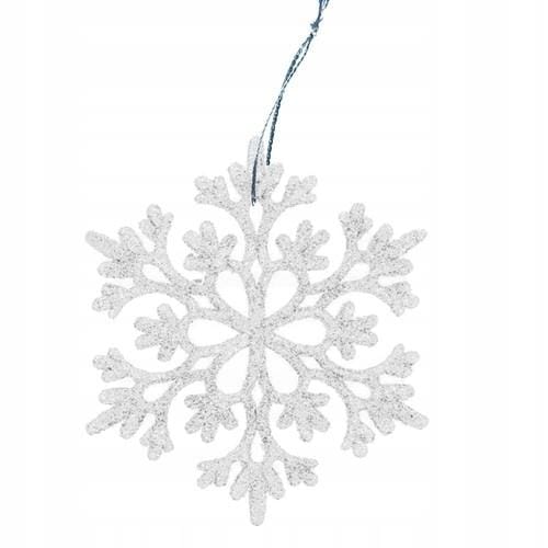 Ruhhy Set van 12 Glitter Sneeuwvlokken - Perfecte Kerstboom Decoratie