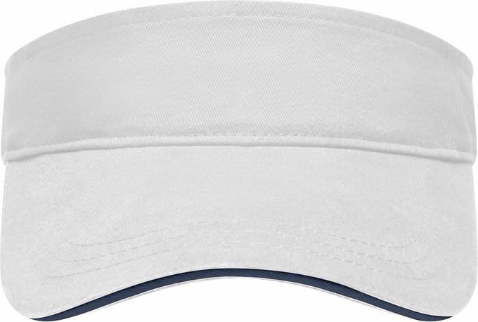 Zonnekleppen Wit/navy 1x