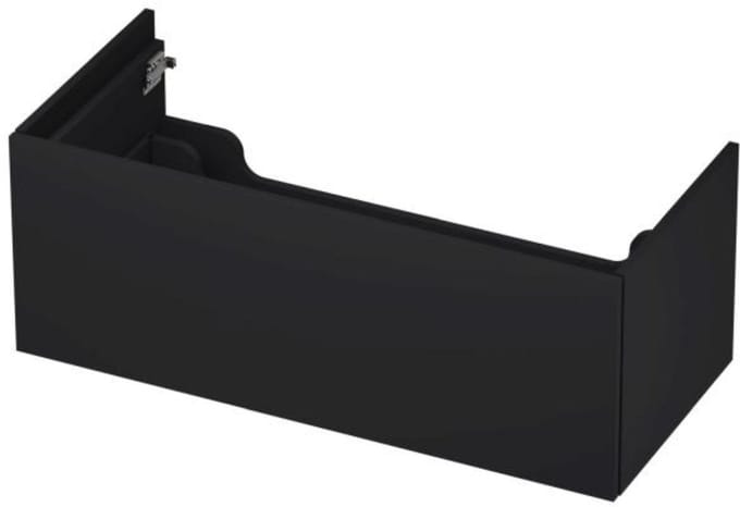 INK - Onderkast 1 Lade Push 2 Open Bestaande Uit - 1000x450x376 Mm - Mat Zwart