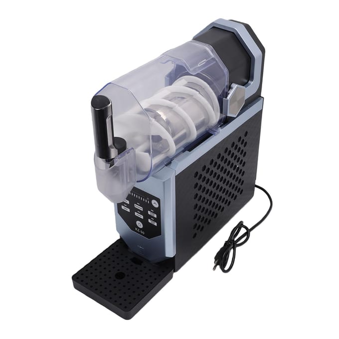 Kleine Slushie Maker voor Thuis Bevroren Drank Slush en Soft Serve Machine Geen IJs Nodig 5 Voorgeprogrammeerde Modi Zelfreinigend gray