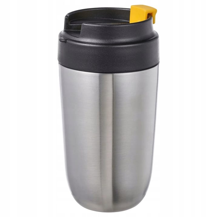 IKEA ENVALDIG Thermobeker Zwart RVS 35cl