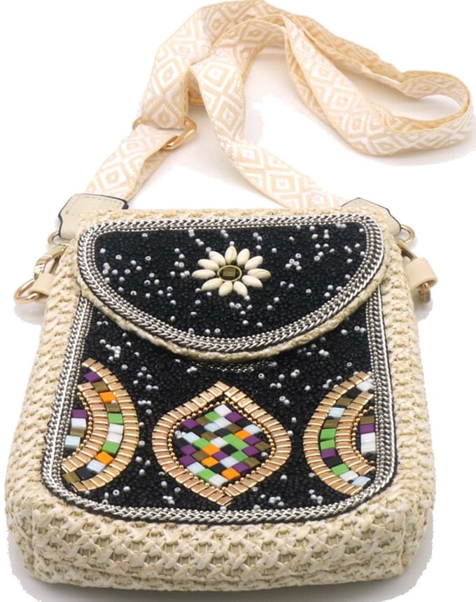 Schoudertas Kralen – 20x15cm – Speels & Trendy procuct number 67729