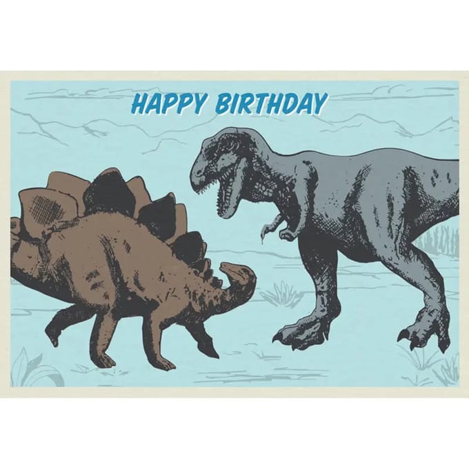 Verjaardagskaart Rex London Prehistoric Land