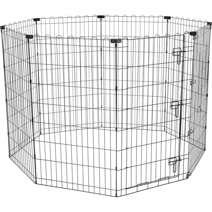TIAKI metalen puppyren, hoog 8 panelen à 61x106cm hond