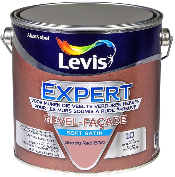 Levis - Expert Gevel Mix - Shady Red B30 - Mengverf - 2,5 L