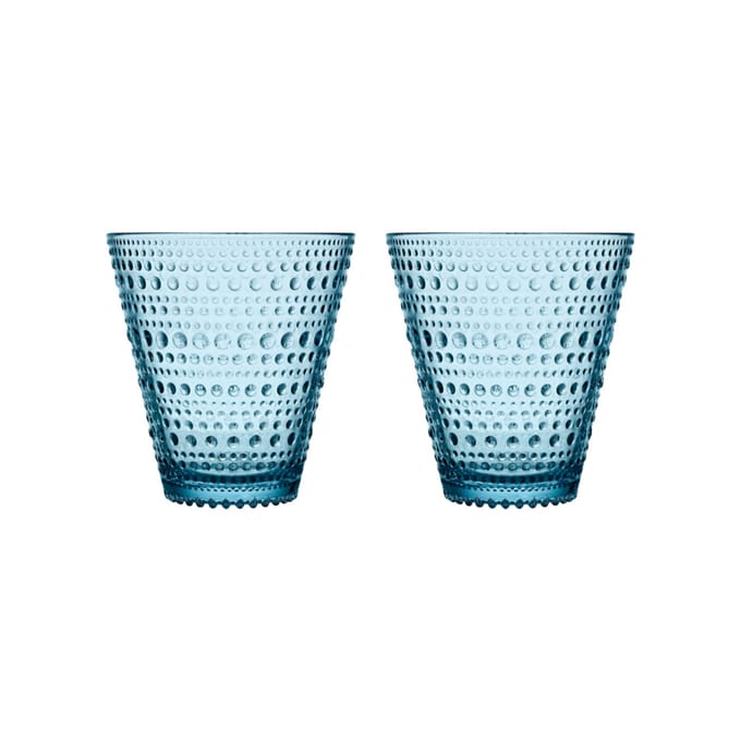 Iittala - Kastehelmi Glas - aqua - blauw