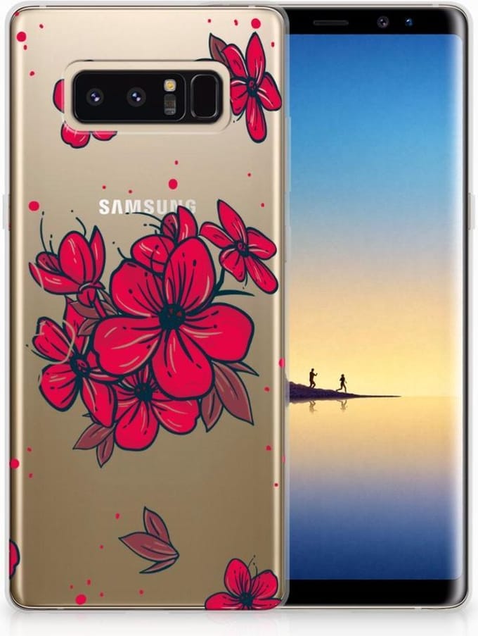 Samsung Galaxy Note 8 TPU Case Blossom Red