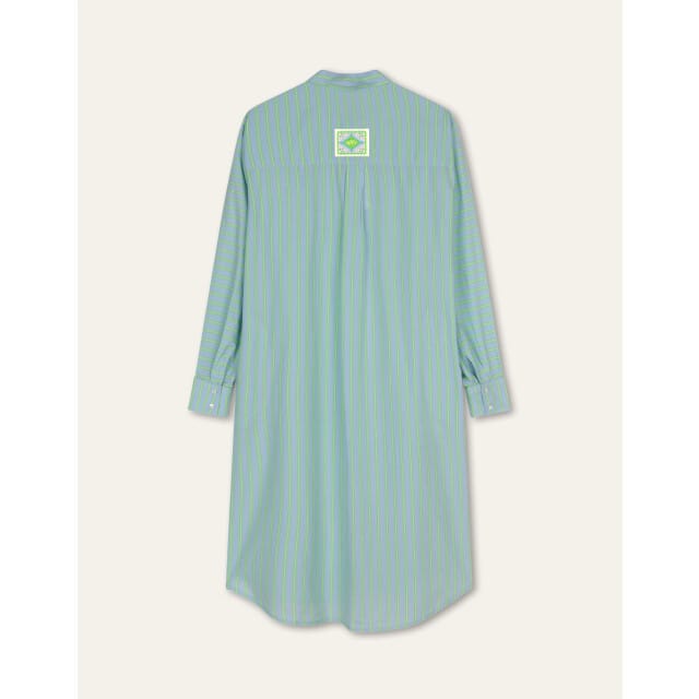 Oilily Dighton Stripe Jurk- maat36 Brunnera Blauw