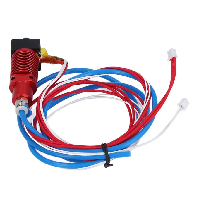 3D Printer Extruder Hot End Kit Aluminiumlegering Ronde Koellichaam Extruder Hotend Vervanging voor red