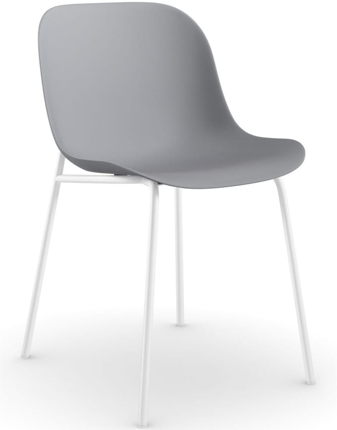 Ashley-Eetkamerstoel - Grijs Recycled - Set van 2
