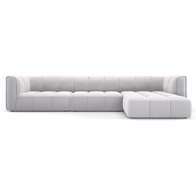 Hoekbank Francesca velvet rechts 5-zits | Milo Casa