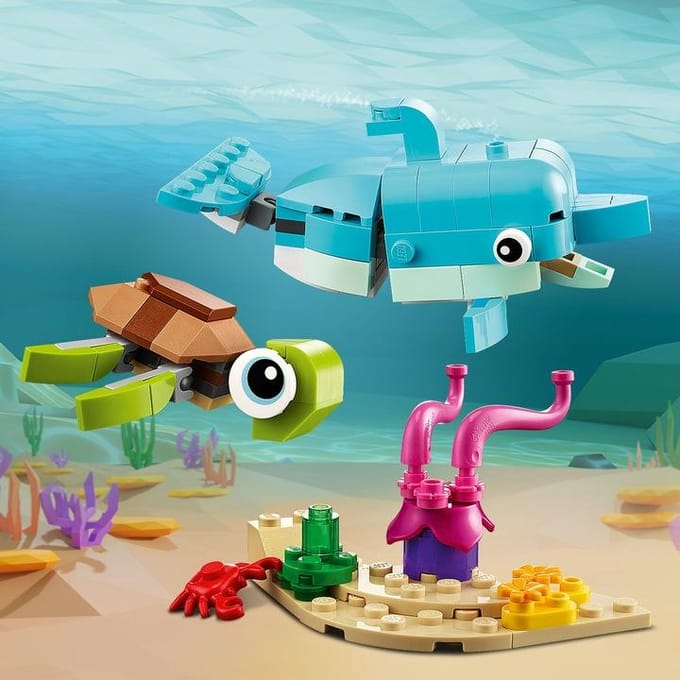 LEGO Creator Dolfijn en Schildpad - 31128