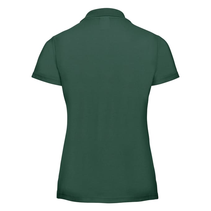 Russell Dames/Dames Klassiek Polycotton Poloshirt (Fles groen)