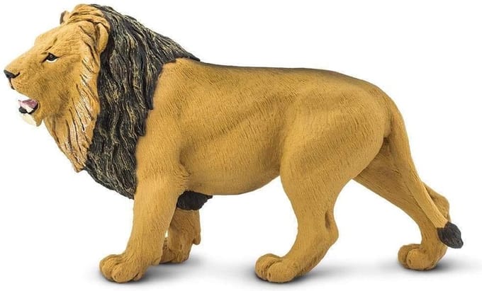 Safari Wilde Dieren Leeuw Junior 25 Cm Bruin