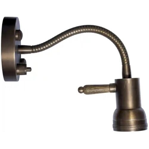 KS Verlichting Muurlamp Twister Antiek Messing